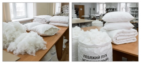 Искусственный лебяжий пух, его отличие от натурального и применение