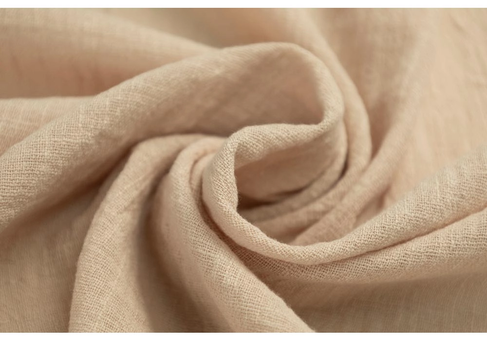 Марлевка хлопок слаб (cotton slub), цвет — бежевый