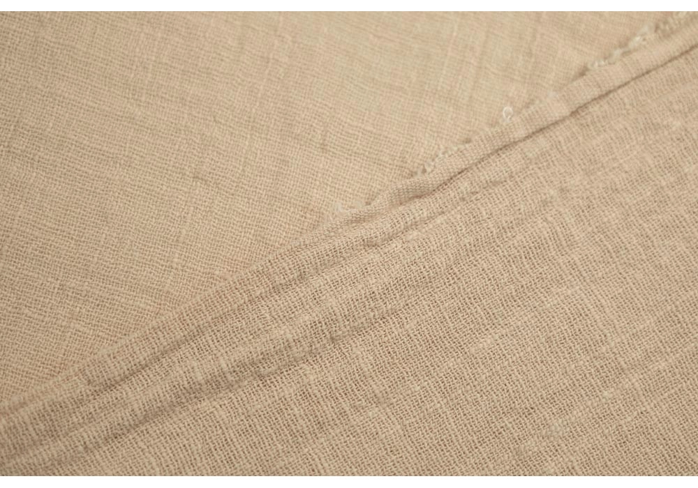 Марлевка хлопок слаб (cotton slub), цвет — бежевый
