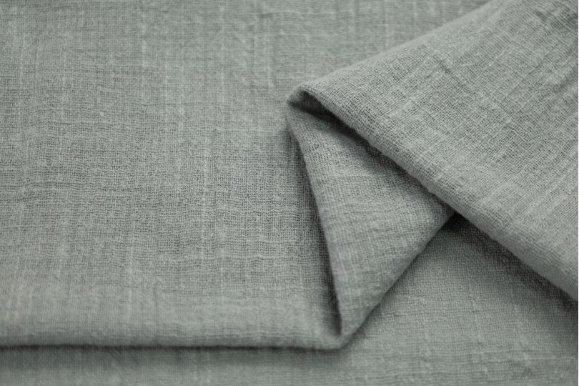 Марлевка хлопок слаб (cotton slub), цвет — серый