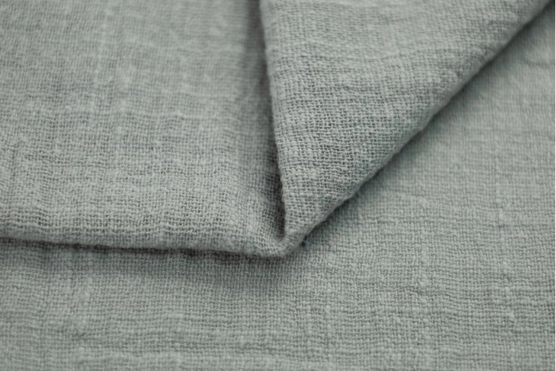 Марлевка хлопок слаб (cotton slub), цвет — серый