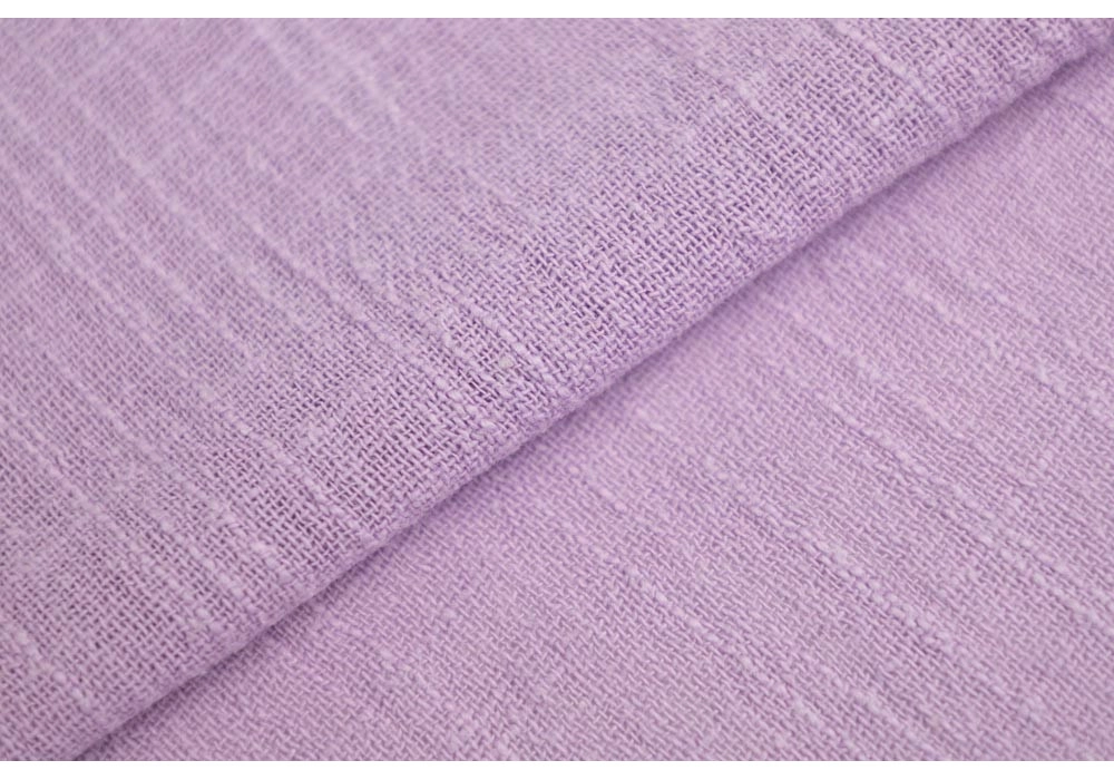 Марлевка хлопок слаб (cotton slub), цвет — сиреневый