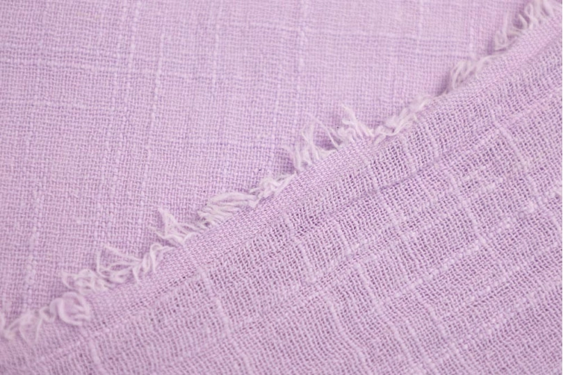 Марлевка хлопок слаб (cotton slub), цвет — сиреневый