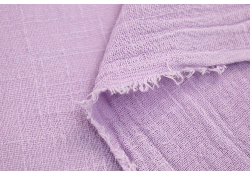 Марлевка хлопок слаб (cotton slub), цвет — сиреневый