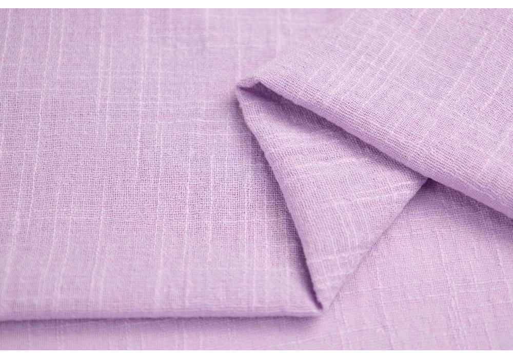 Марлевка хлопок слаб (cotton slub), цвет — сиреневый