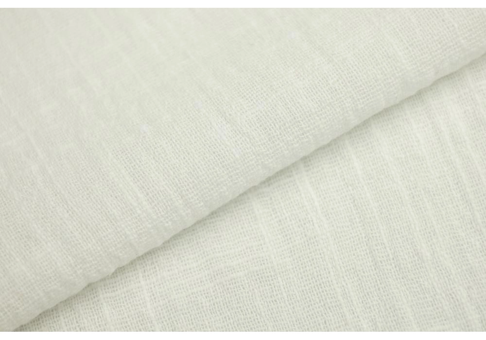 Марлевка хлопок слаб (cotton slub), цвет — молоко