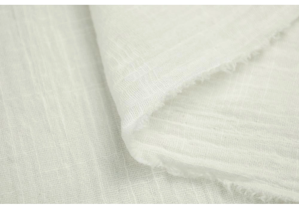 Марлевка хлопок слаб (cotton slub), цвет — молоко