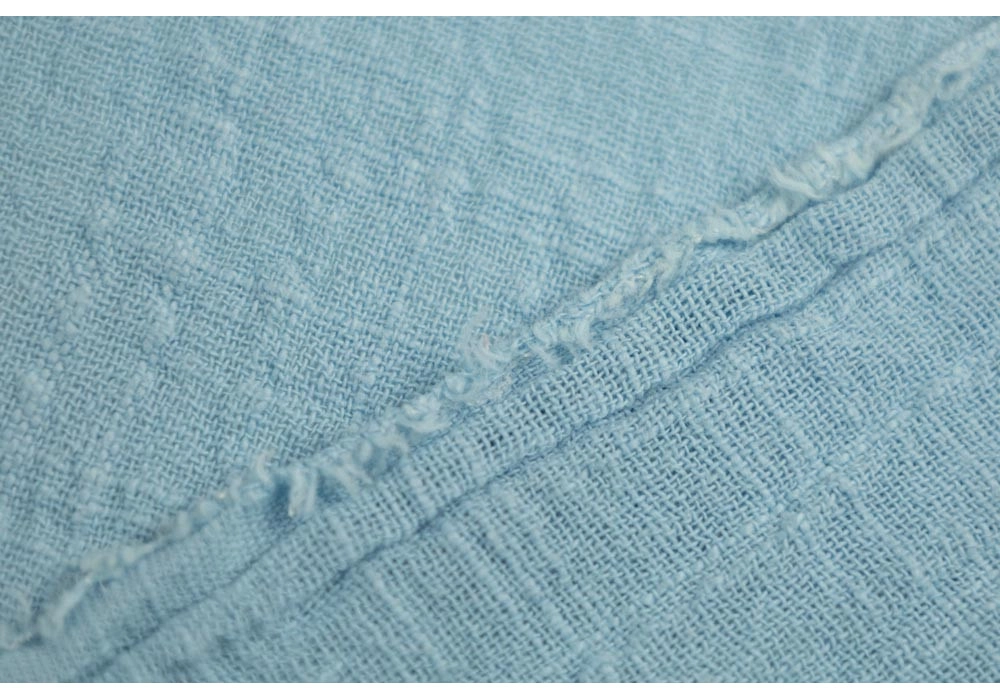 Марлевка хлопок слаб (cotton slub), цвет — голубой