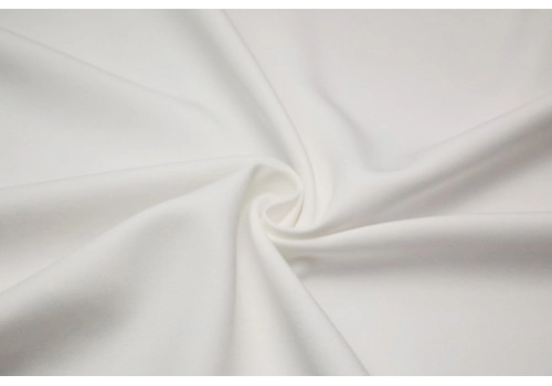 Ткань барби лайт однотонная, цвет — молочный