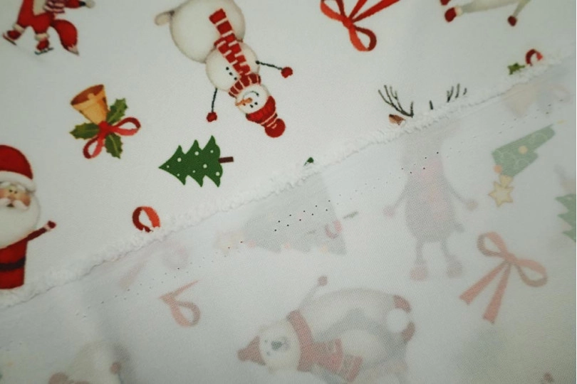 Габардин (дизайн), новогодний принт — новый год