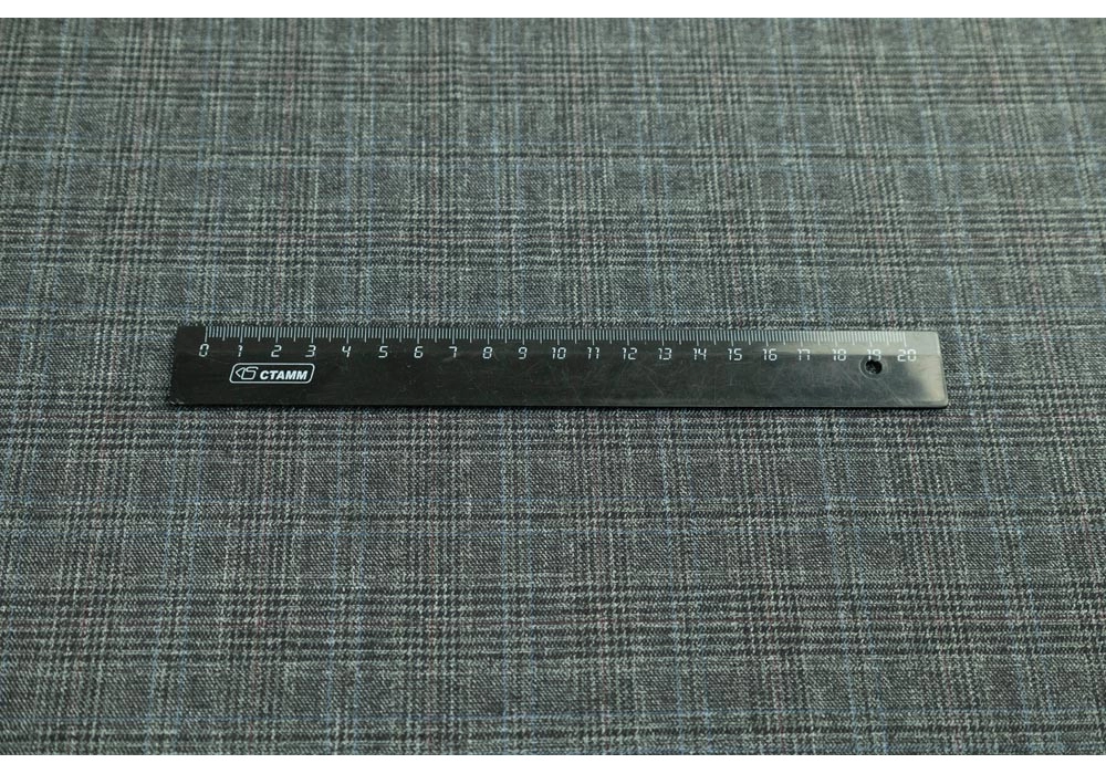 Костюмная ткань пестротканая Микроклетка