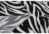 Супер софт Ниагара, принт — зебра на черном (D-159 C-1)