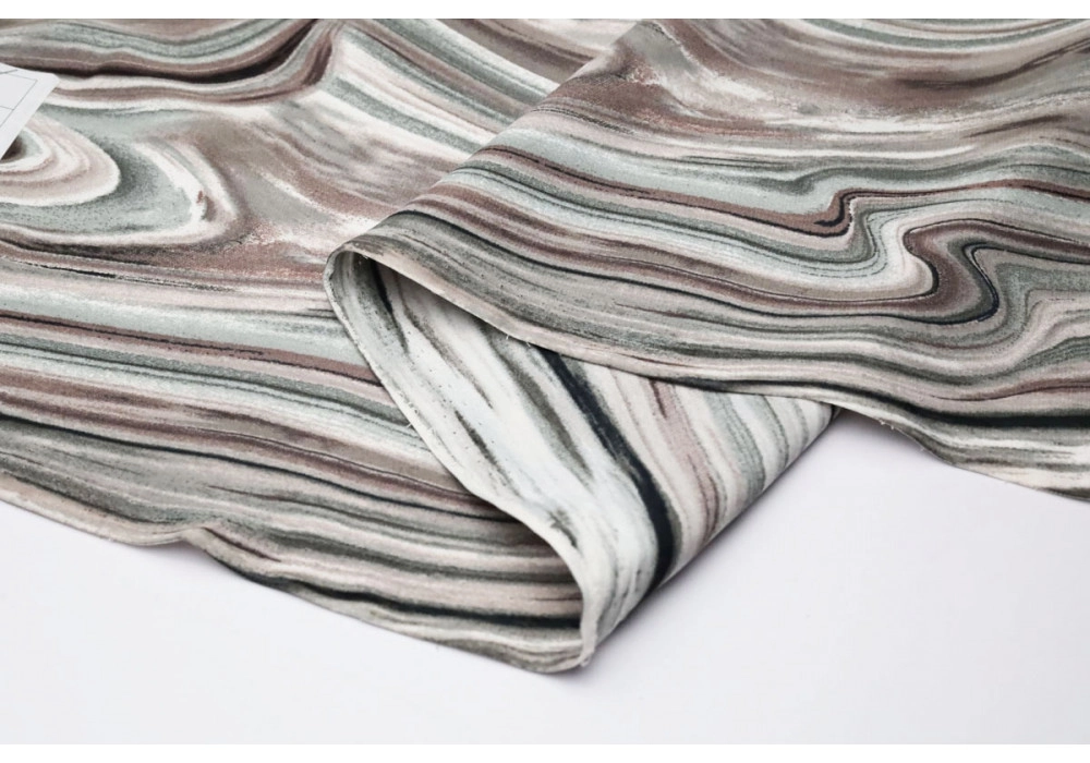 Ткань SPH МАКСМАРА, принт — акварель серая