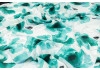 Ткань SPH МАКСМАРА, принт — крупные маки бирюзового цвета