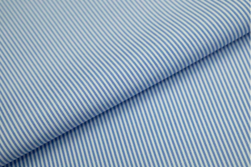 Ткань полоска (stripe), цвет — голубой