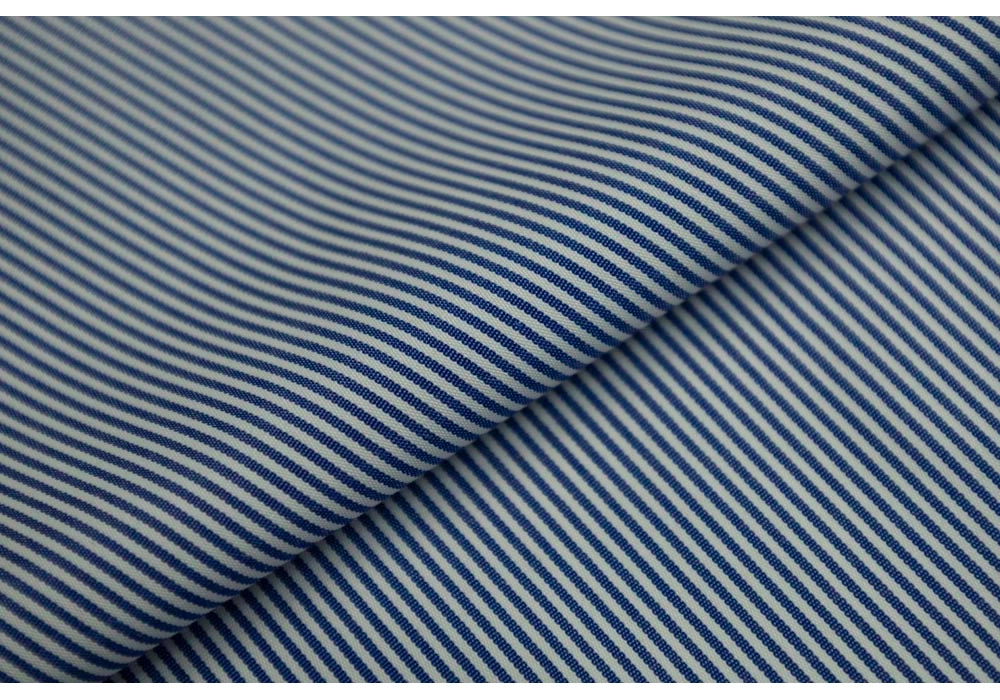 Ткань полоска (stripe), цвет — синяя