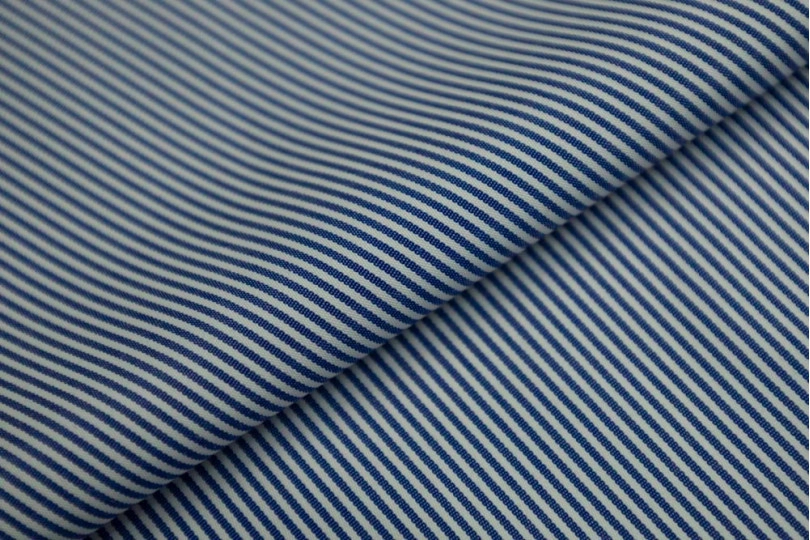 Ткань полоска (stripe), цвет — синяя