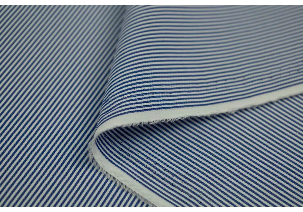 Ткань полоска (stripe), цвет — синяя