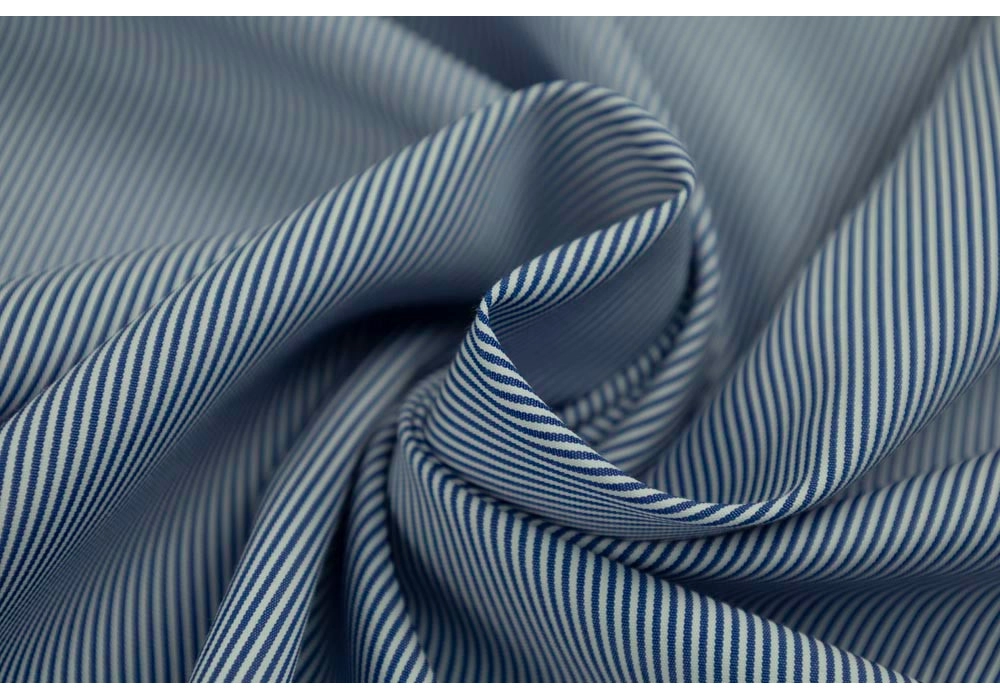 Ткань полоска (stripe), цвет — синяя
