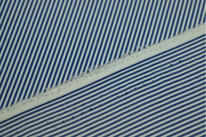 Ткань полоска (stripe), цвет — синяя