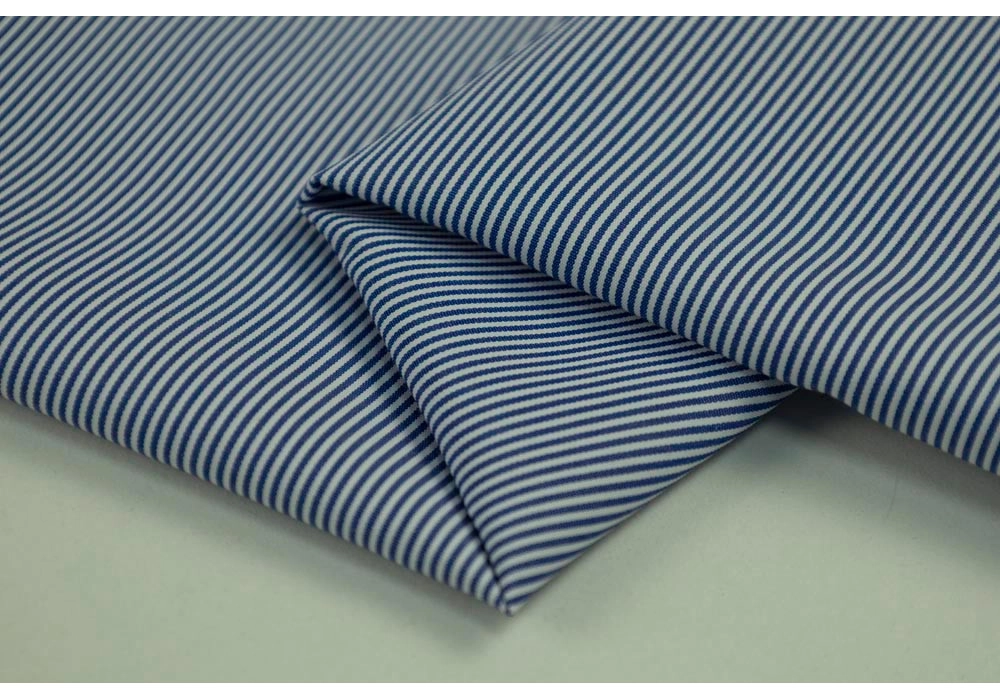 Ткань полоска (stripe), цвет — синяя