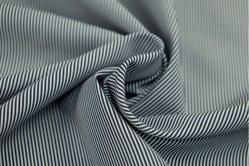 Ткань полоска (stripe), цвет — черная