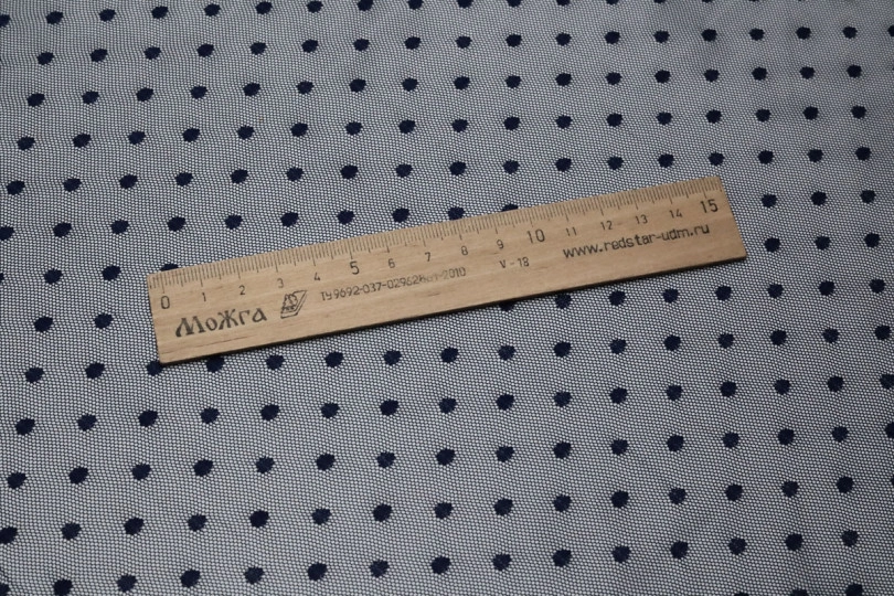 Сетка горох TB-8390, цвет — синий