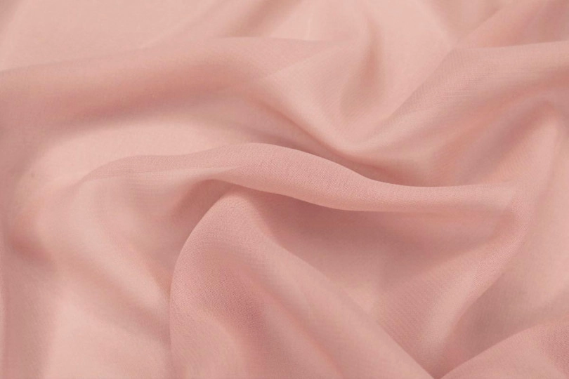 Шифон Мульти 100D однотонный, цвет —розовый