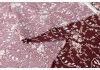 Штапель, принт — розочки на бордовом