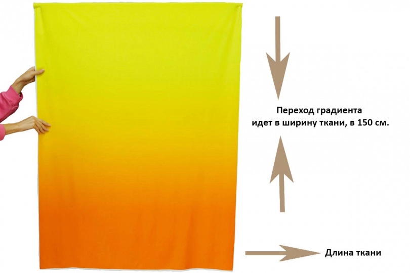 Бифлекс градиент, цвет — желто-оранжевый