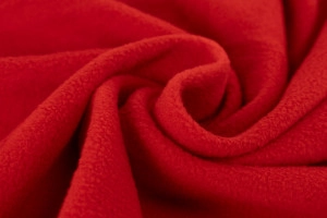 Флис FDY антипилинг на метраж, цвет — красный