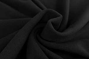 Флис DTY 330 гр на метраж, цвет — черный