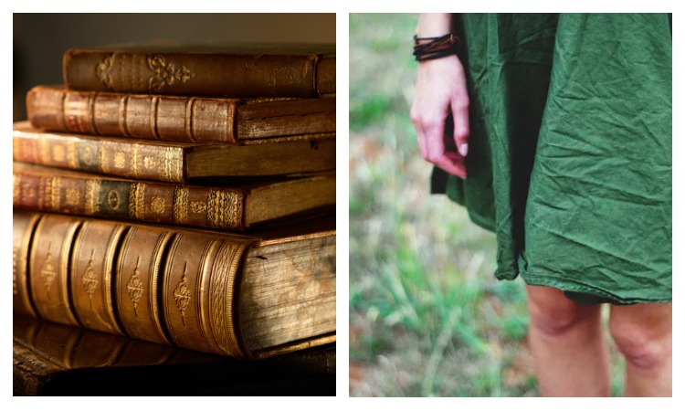 Книги и платье